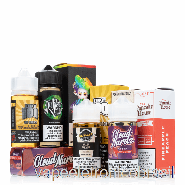 Vape Eletrônico Mistério E-líquido 100/200ml Pacote Edição 100ml - 12mg